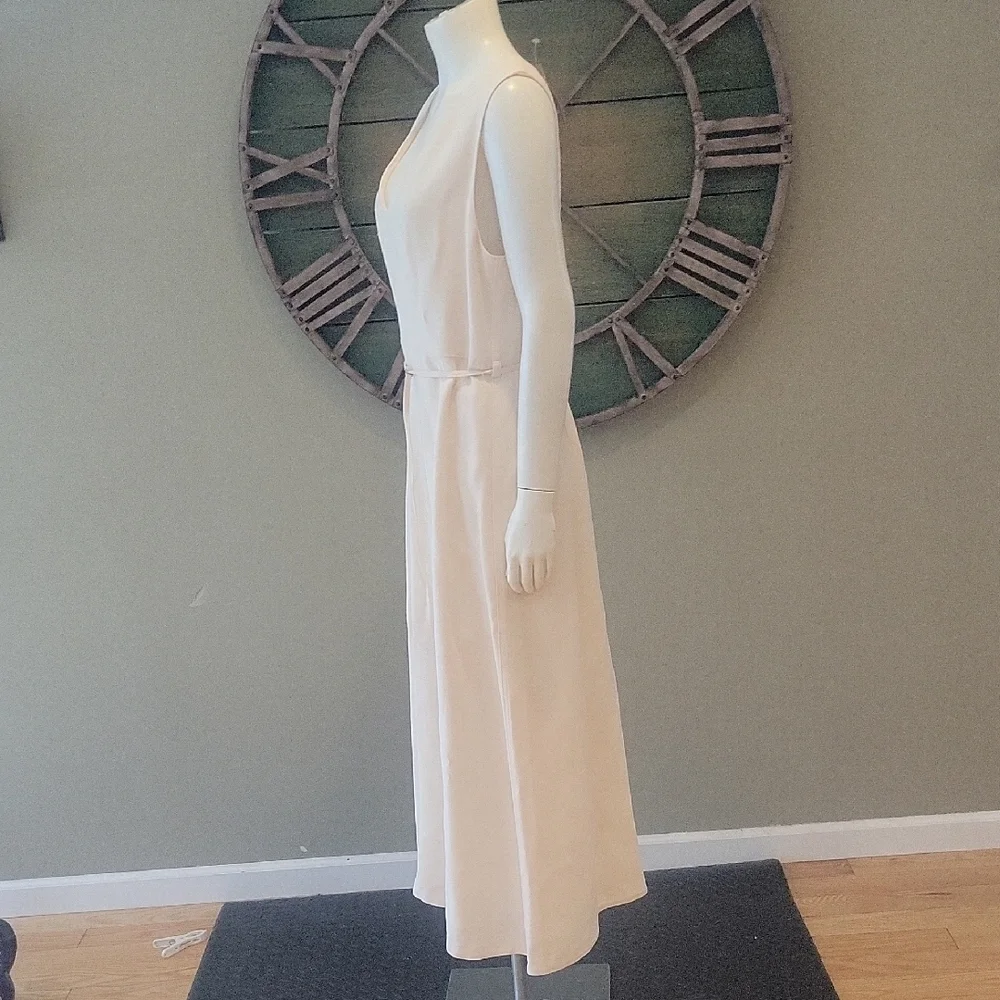 J. Crew Mathilde V-Neck Dress In Summer Linen